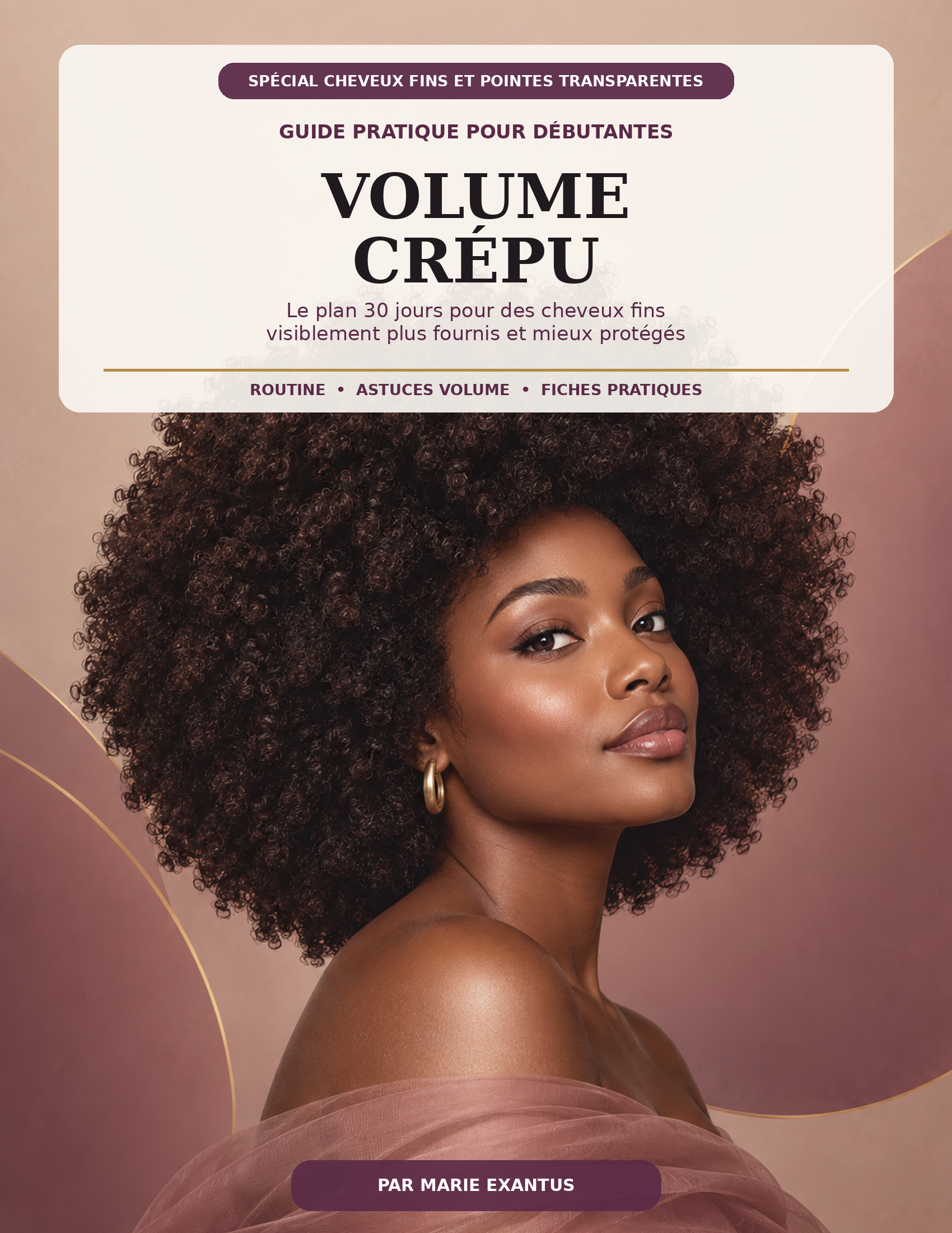 Couverture du guide Volume Crépu par Marie Exantus